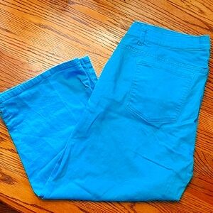 Teal Capri jean